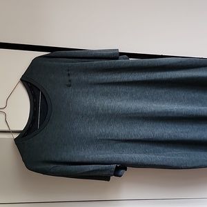 Nike Men's green training dri-fit top short sleeves